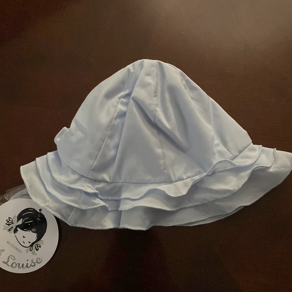 Sarah Louise Pale Blue Sun hat - Picture 3 of 4